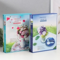 Фотоальбом на 200 фото 13х18 см "Букет на столе" МИКС 29,5х23,5х5,2 см Фотоальбом на 200 фото 13х18 см "Букет на столе" МИКС 29,5х23,5х5,2 см