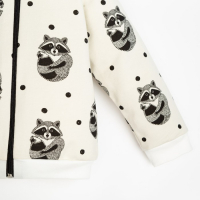 Комплект: толстовка и брюки Крошка Я &laquo;Еноты&raquo;, цвет белый, рост 74-80 см