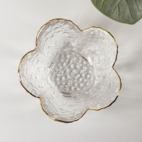 Миска стеклянная фигурная &laquo;Цветок&raquo;, 60 мл, 9&times;4 см