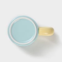 Кружка керамическая «Воздух», 300 мл, цвет голубой и жёлтый Кружка керамическая «Воздух», 300 мл, цвет голубой и жёлтый