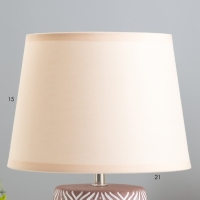 Настольная лампа "Маура" Е14 40Вт кофе 23х23х33 см RISALUX Настольная лампа "Маура" Е14 40Вт кофе 23х23х33 см RISALUX