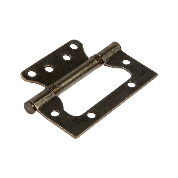 Петля-бабочка ТУНДРА, 100х70х2.0 мм, универсальная, без врезки, цвет бронза, 2 шт. Петля-бабочка ТУНДРА, 100х70х2.0 мм, универсальная, без врезки, цвет бронза, 2 шт.