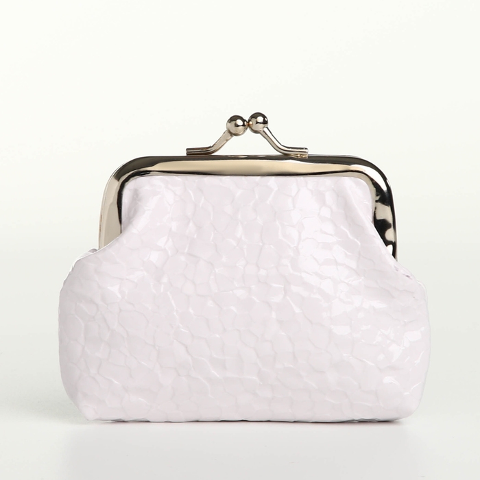 Кошелёк женский на фермуаре, цвет белый Кошелёк женский на фермуаре, цвет белый