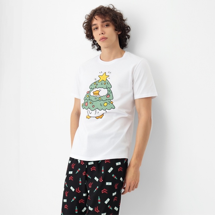 Пижама мужская KAFTAN "С НГ короч", р.52