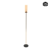 Торшер "Факел" E14 40Вт золото 20х20х145 см