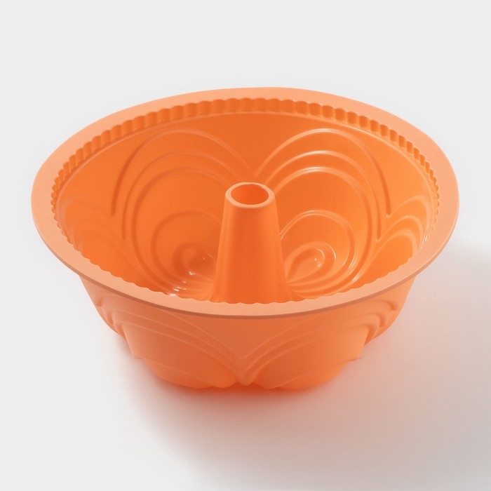 Форма для выпечки Доляна &laquo;Немецкий кекс. Торжество&raquo;, силикон, d=25 см, цвет МИКС