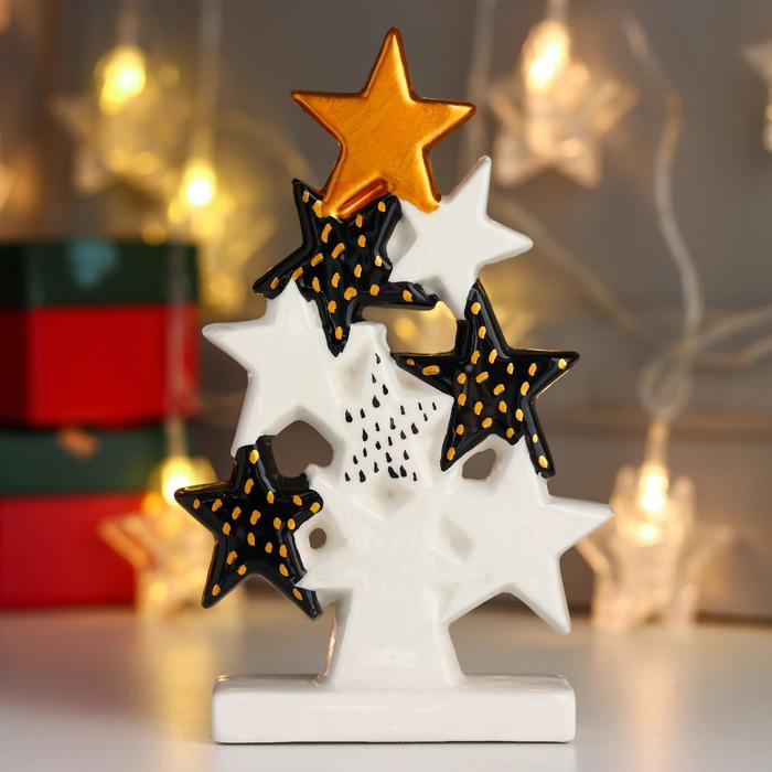 Сувенир керамика Сувенир керамика "Ёлочка из звёзд" 17х3,2х10,5 см