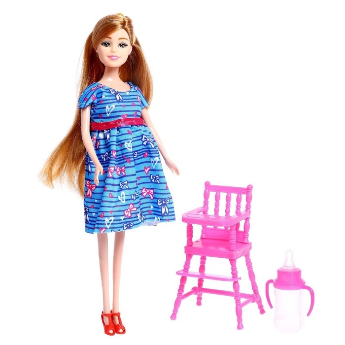 Кукла-модель &laquo;Наташа&raquo; беременная, с аксессуарами, МИКС