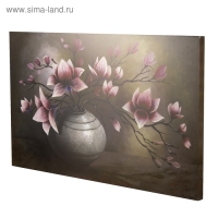 Картина на холсте "Ваза с цветами" 60*100 см