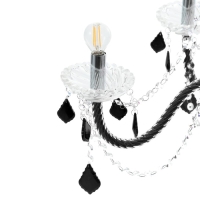 Люстра "Карина" 8хЕ14 40Вт черный 75х75х100-130см BayerLux Люстра "Карина" 8хЕ14 40Вт черный 75х75х100-130см BayerLux