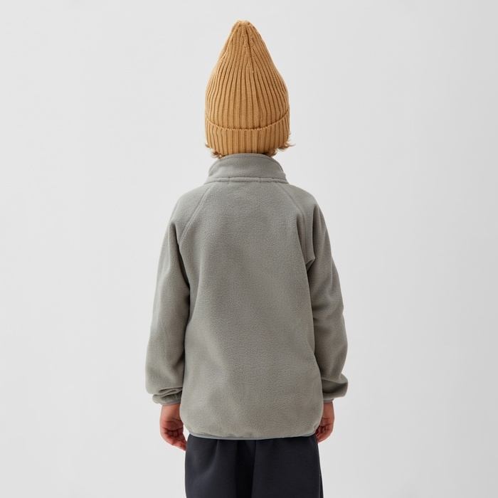 Детская кофта на молнии KAFTAN, цв. серый, р 34 (122-128)