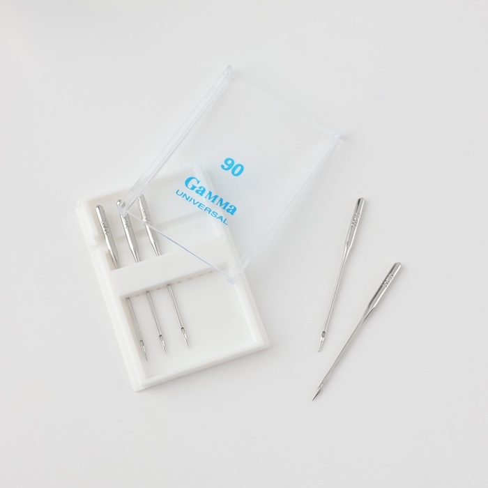 Иглы для бытовых швейных машин, универсальные, №90/14, 5 шт, NU