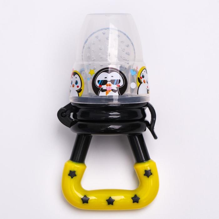 Ниблер для прикорма с силиконовой сеточкой «ТРЕНД. Пингвин» Ниблер для прикорма с силиконовой сеточкой «ТРЕНД. Пингвин»