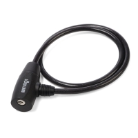 Замок навесной велосипедный LOCKLAND, 8х800 мм, перфорированный ключ с пластиковой ручкой Замок навесной велосипедный LOCKLAND, 8х800 мм, перфорированный ключ с пластиковой ручкой