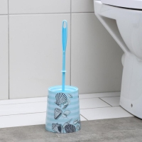 Ёршик для унитаза с подставкой &laquo;Морской&raquo;, 12&times;12&times;36,5 см