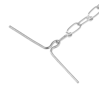 Цепь для привязи собак, 1,8 м, калибр 20 мм, толщина проволки 1,8 мм Цепь для привязи собак, 1,8 м, калибр 20 мм, толщина проволки 1,8 мм