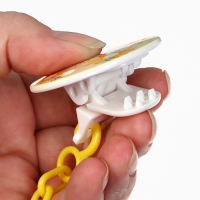 Набор: Соска - пустышка с держателем «Цветы», ортодонтическая, +6 мес, цвет желтый Набор: Соска - пустышка с держателем «Цветы», ортодонтическая, +6 мес, цвет желтый