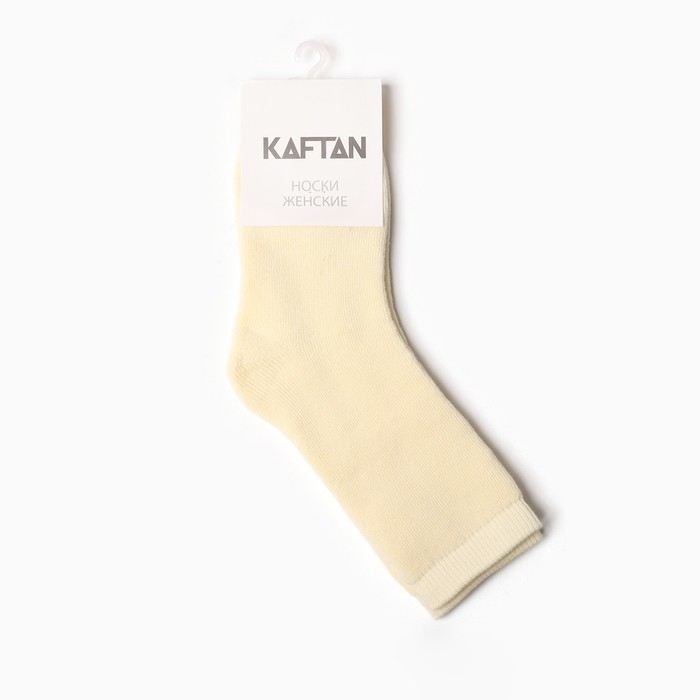 Носки детские махровые KAFTAN р-р 16-18 см, молочный Носки детские махровые KAFTAN р-р 16-18 см, молочный