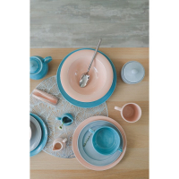 Тарелка мелкая &laquo;Акварель&raquo;, d=20 см, цвет голубой