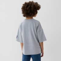 Футболка детская MINAKU, цвет серый, рост 152 см