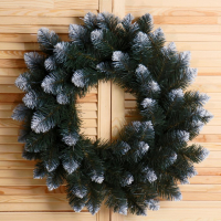 Венок "Интерьерный" белоснежный  45 см