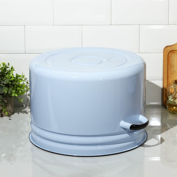 Бак эмалированный, 24 л, индукция, цвет голубой