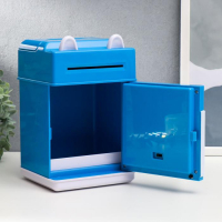 Копилка пластик для монет и купюр "Сейф - Кит" кодовый замок, звук 3АА 20,5х13х12 см Копилка пластик для монет и купюр "Сейф - Кит" кодовый замок, звук 3АА 20,5х13х12 см