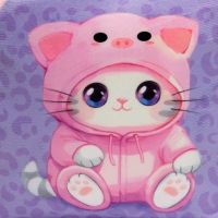 Рюкзак детский для девочки «Котик в костюме» Рюкзак детский для девочки «Котик в костюме»