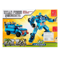 Конструктор Капитан «Робот-трансформер», 2 варианта сборки, 201 деталь Конструктор Капитан «Робот-трансформер», 2 варианта сборки, 201 деталь