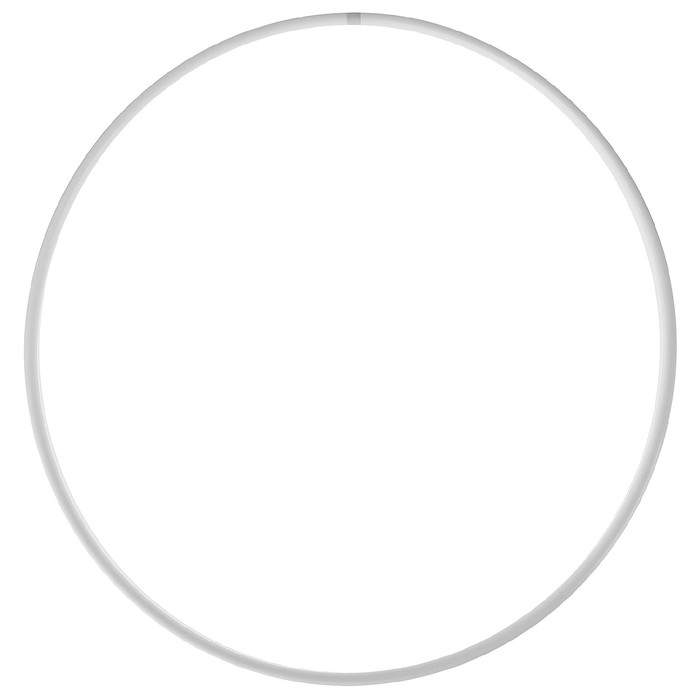 Обруч для художественной гимнастики Grace Dance, профессиональный, d=65 см, цвет белый Обруч для художественной гимнастики Grace Dance, профессиональный, d=65 см, цвет белый