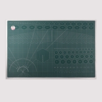 Мат для резки, трёхслойный, 90 &times; 60 см, А1, цвет зелёный