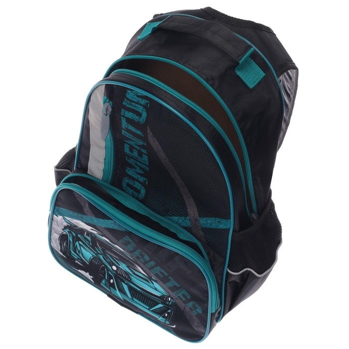 Рюкзак школьный, 37 х 26 х 13 см, эргономичная спинка, Calligrata ОРТ "Тачка"