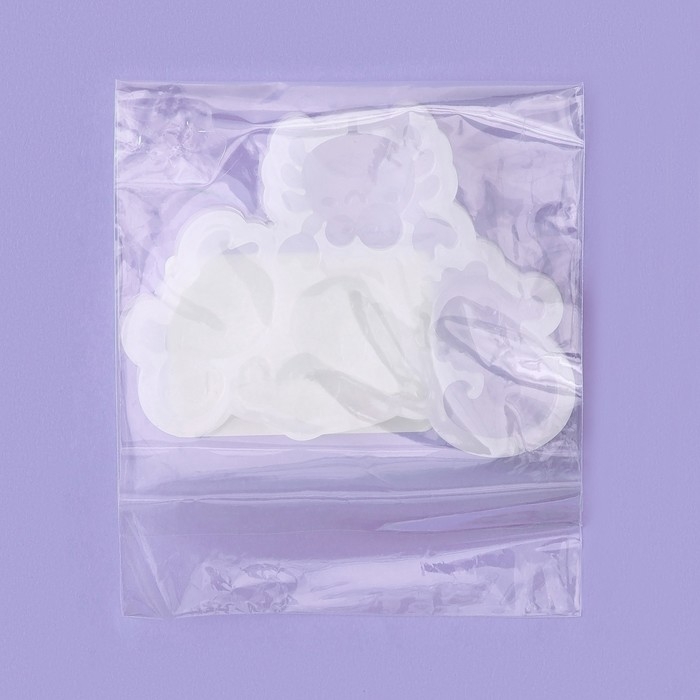 Силиконовый молд для леденцов и шоколада &laquo;Морской мир&raquo;, 9,8&times;7,5&times;1 см, цвет прозрачный