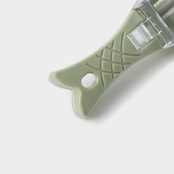 Рыбочистка Fishka, 15,5 см, цвет оливковый Рыбочистка Fishka, 15,5 см, цвет оливковый