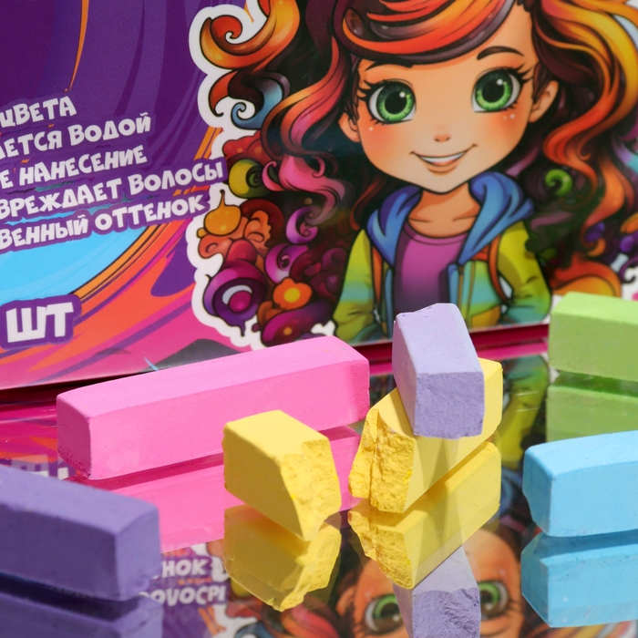 Мелки для волос, 24 шт. Мелки для волос, 24 шт.