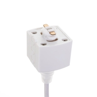 Светильник трековый «Кива» Е27 40Вт белый 22х22х21-121см Светильник трековый «Кива» Е27 40Вт белый 22х22х21-121см