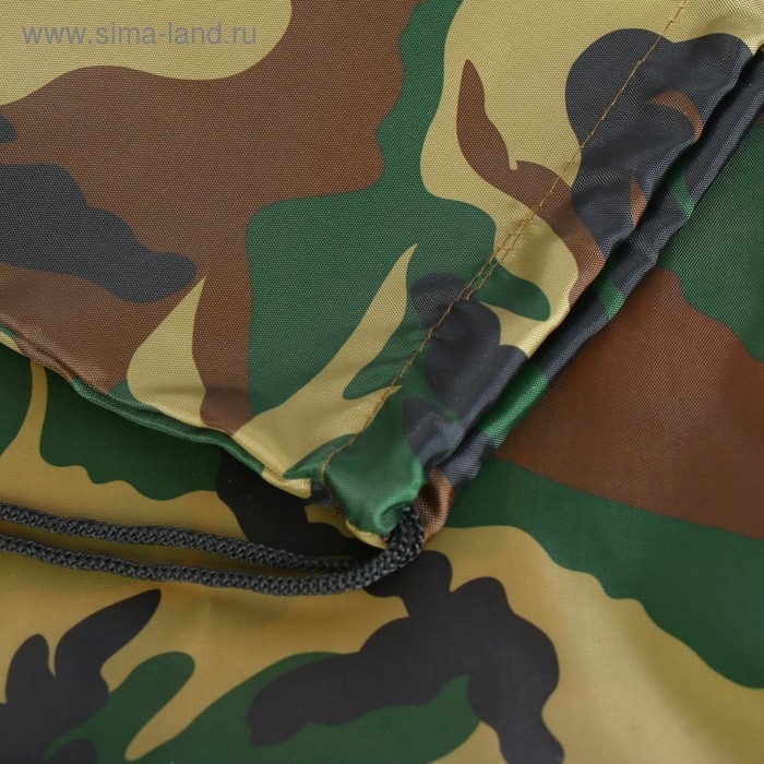 Мешок для обуви 420 х 340 мм, Calligrata Мешок для обуви 420 х 340 мм, Calligrata "Стандарт", (мягкий полиэстер, плотность 210 D), милитари зеленый