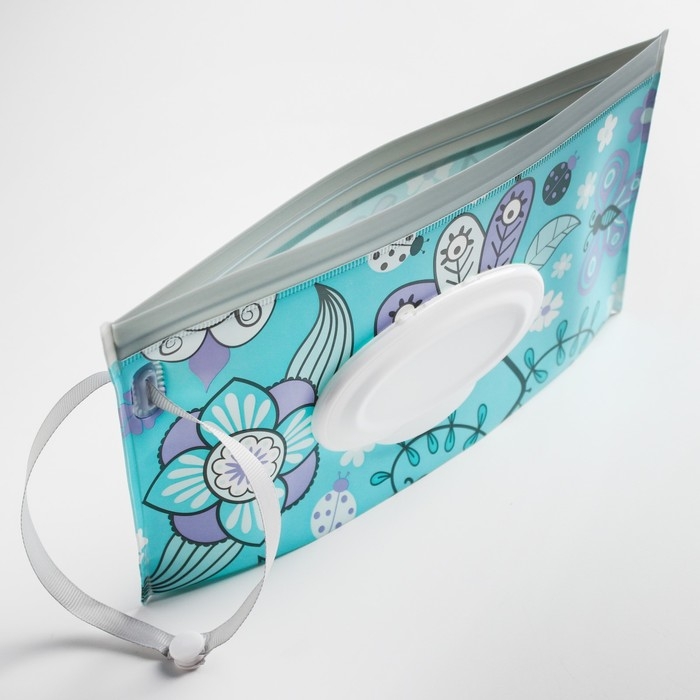 Контейнер для салфеток с петелькой «Абстракция», цвет МИКС Контейнер для салфеток с петелькой «Абстракция», цвет МИКС