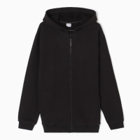 Толстовка с начёсом, цвет чёрный, размер 56 Толстовка с начёсом, цвет чёрный, размер 56