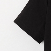 Футболка детская укороченная KAFTAN "Basic line", р. 32 (110-116 см), черный