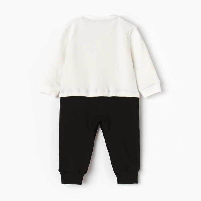 Комбинезон детский, цвет чёрный, рост 80 см