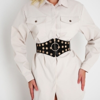 Ремень женский, ширина 12 см, на молнии, цвет чёрный Ремень женский, ширина 12 см, на молнии, цвет чёрный