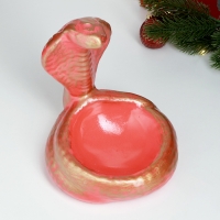 Подставка для мелочей "Кобра" 16см, красная Подставка для мелочей "Кобра" 16см, красная