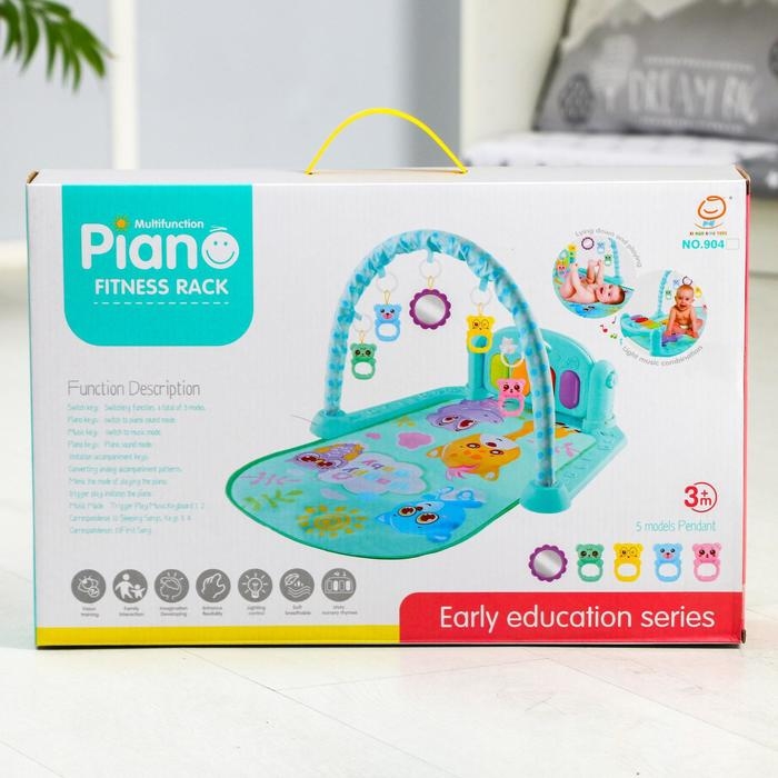 Развивающий коврик с дугами &laquo;Совушкин дом&raquo;, 110х83 см.