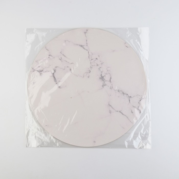 Салфетка сервировочная, плейсмат &laquo;Мрамор&raquo;, d=38 см