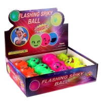 Мяч световой &laquo;Мордочка&raquo; с пищалкой, цвета МИКС