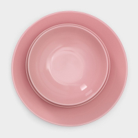 Набор тарелок керамических Доляна «Пастель», 18 предметов: 6 тарелок d=19 см, 6 тарелок d=27 см, 6 мисок d=19 см, цвет розовый Набор тарелок керамических Доляна «Пастель», 18 предметов: 6 тарелок d=19 см, 6 тарелок d=27 см, 6 мисок d=19 см, цвет розовый