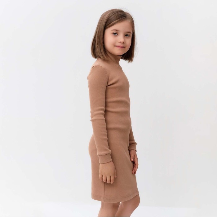 Платье для девочки MINAKU цвет бежевый, рост 152 см