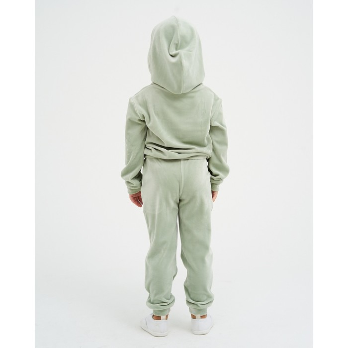 Костюм детский (толстовка, брюки) KAFTAN "Basic line" р.34 (122-128), зеленый