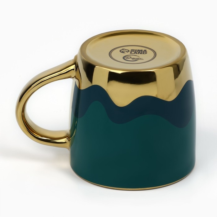 Кружка керамическая &laquo;Всё будет хорошо&raquo;, 300 мл, цвет зелёный